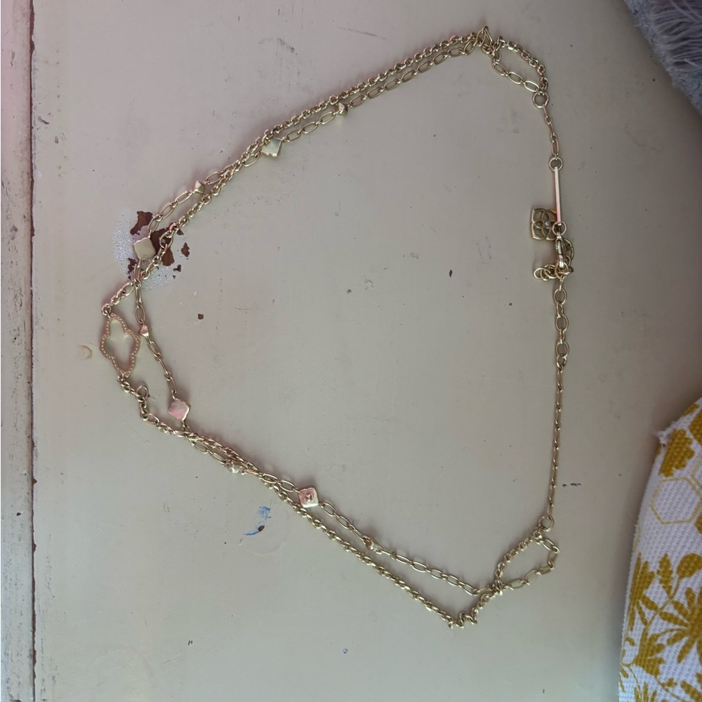 Kendra Scott Gold Multi Chain Necklace